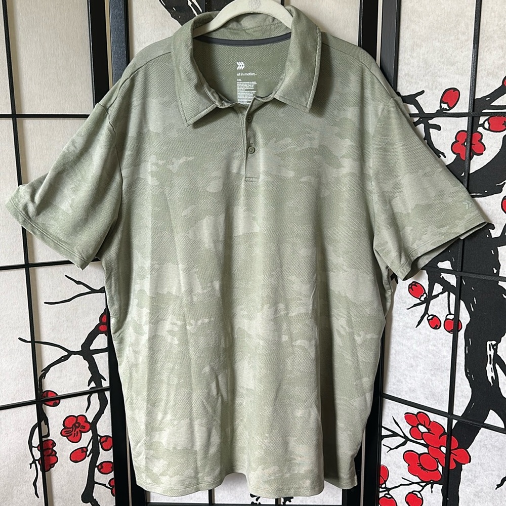 Men’s All In Motion Camo Polo